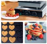 50-300C Pancake Machine 25 Round-Shape Poffertjes with Stainless Steel Dorayaki