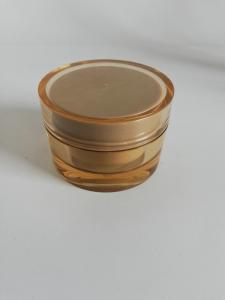 Wholesale 50g Eye Cream Acrylic Cosmetic Containers / Round Acrylic Jars With Lids from china suppliers