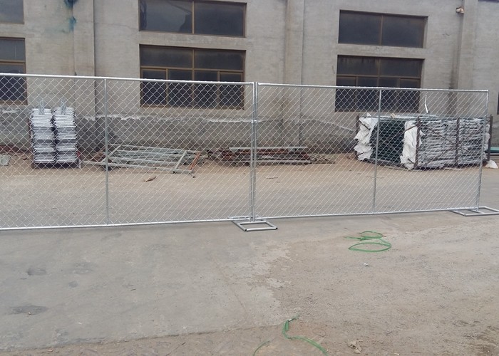 50x50mm Standard Chain Link Temporary Fence / Diamond Chain Link Fencing