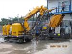 LCD Wet Shotcrete Equipment , Wet Mix Shotcrete Machine 80m Cable Length