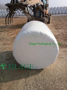 Wholesale White Color Silage Film 750mm for Large Round Baler from china suppliers