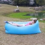 Custom Logo Inflatable Air Bed Sofa Lounger Couch Chair Bag Outdoor Camping