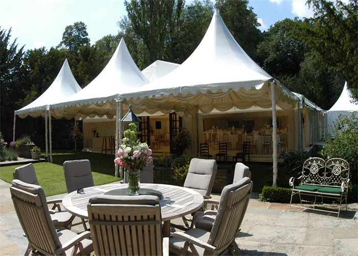 6x6m Aluminum Frame Pagoda Tents Marquee Tent For Trade Shows