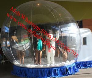 Wholesale inflatable snow globe tent outdoor christmas bear snow globe from china suppliers
