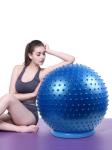 BSCI Yoga Function Half Massage 65cm PVC Gym Ball