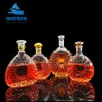 Customize Sealing Type 500ml 700ml 750ml Whiskey Glass Vodka Bottle Empty Spirit