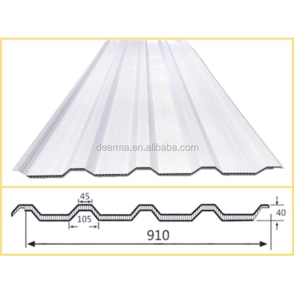 Customized Plastic Roof Tile Machine 350kg/h - 400kg/h Roofing Sheet Making Machine