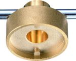 3102 Female x Flex. Female Water Meter Brass Gate Valve Magnetic Lockable by