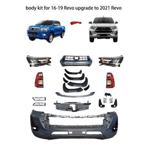 Wholesale OEM Manufacturer Wholesale for Sale Toyota Hilux Rocco 2021 Facelift Bodykit Front Bumper Grill from china suppliers