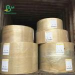 Oilproof Brown Kraft Liner Board , PE Coated Paper Rolls For Food Wrapping 70gsm