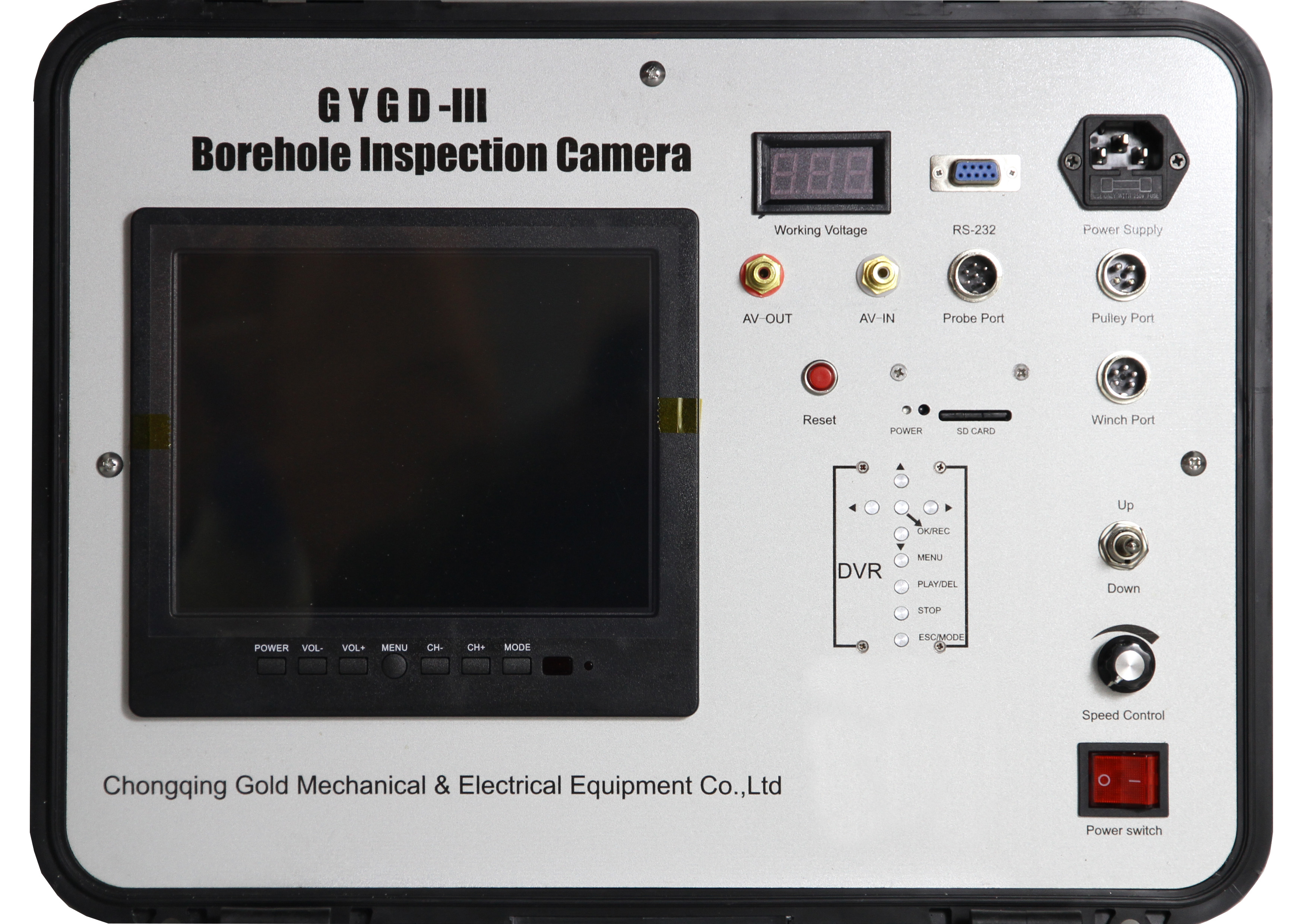 200m Panoramic camera borehole video camera borehole inspection camera
