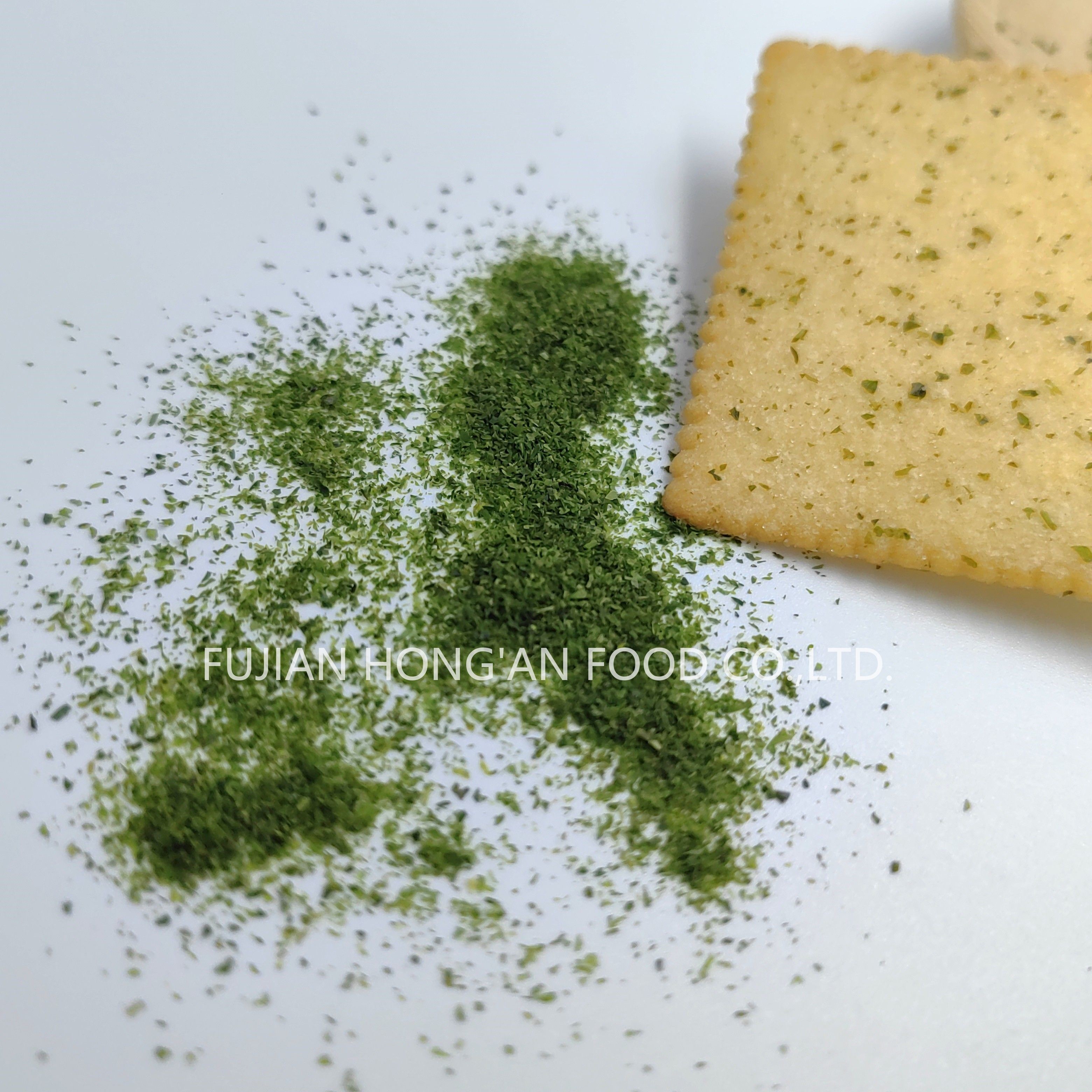 Aonori Green Seaweed Flakes Crispy Texture for Gourmet and Nutritious Snack