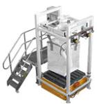 Stainless Steel Big Bag Filling Machine Jumbo Bag Weighing Scale 2 Years