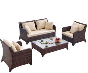Wholesale Single Rattan Garden Sofa Chair Waterproof Nordic Modern Terrace Combination from china suppliers