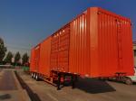 Enclosed 3 Axle Box Cargo Trailer 80 Ton High Load Capacity High Capacity