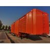 Buy cheap Enclosed 3 Axle Box Cargo Trailer 80 Ton High Load Capacity High Capacity from wholesalers