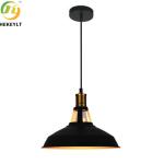 Hot Sale Nordic E26 Bulb Base Iron Finish Black Pendant Light
