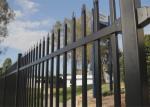 garrison fence panels spear crimped design 1800mm height and 3000mm width