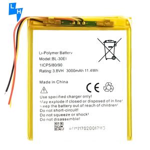 Wholesale 3000mAh Battery for itel 1701 1702 7C 7D P702 BL-30EI Mobile Phone Guaranteed Longevity from china suppliers