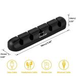 3/5/7 Holes, Multi-Functional Cable Organizer For Wire Slot, USB Cable Fixing