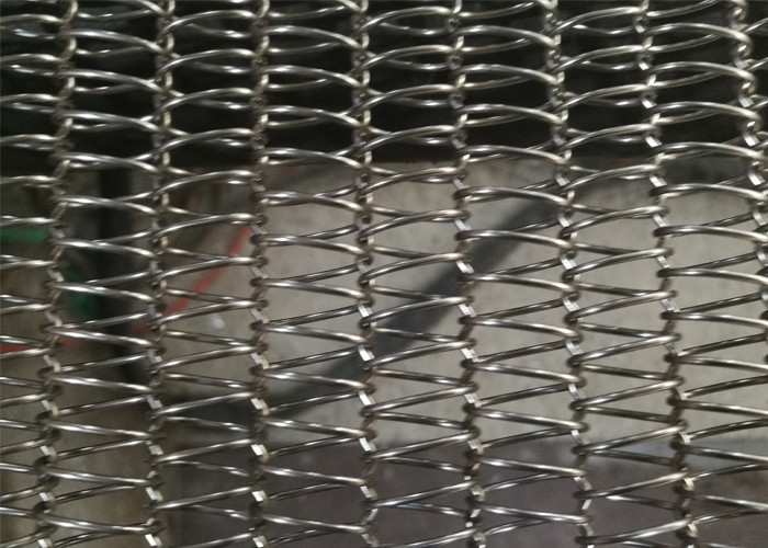 Duable Food Grade Wire Mesh , Stainless Steel Wire Belt For Sand Witch Baking Factories