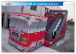 Outdoor Truck Shape Inflatable Water Slides For Kids And Adults Customized