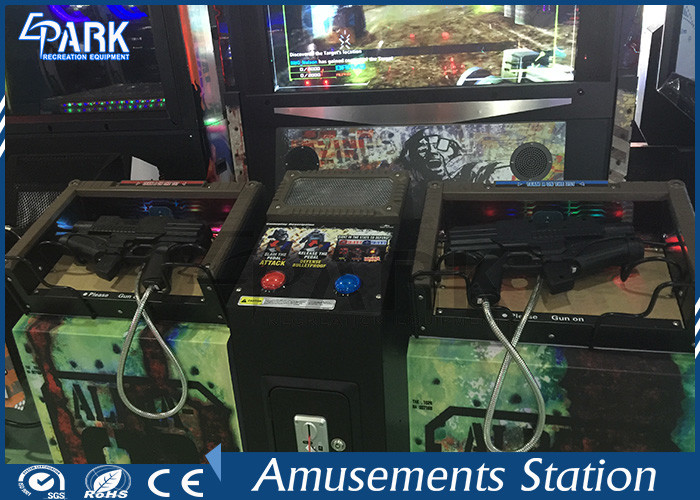 55 Inch Screen Shooting Game Machines / Arcade Games Machines Razing Storm Game