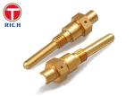 OEM CNC Brass Parts For Copper Fiber Optic AC / DC Pin Metal Processing