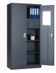 W900*D450*H1850mm 2-door clothing steel cabinet office furniture metal storage