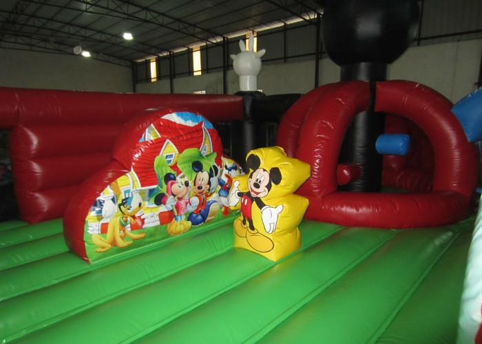 Classic inflatable mickey jumping house cheap price inflatable fun city