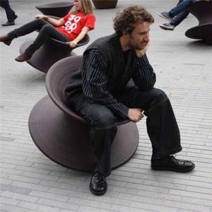 Wholesale UV Resistant Rotational Moulding Products Plastic Rotary Gyro Chair Long Using Life from china suppliers