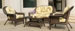 3pcs luxury America garden rattan sofa