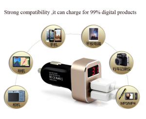 Wholesale manufacture of Customized car charger quik charge rapid charge mobile phone charger from china suppliers