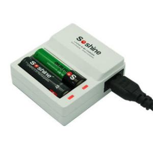 Wholesale Soshine F7 dual charger for 3.2V Li-FePO4 14500 10440 / 1.2V Ni-MH AA AAA Intelligent Charger from china suppliers