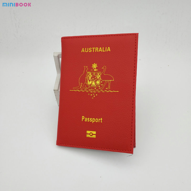 PU Leather USA Passport Cover Personalised American Holder Case Travel Document Case
