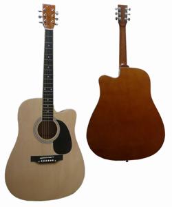 Wholesale 41inch Cheap Cutaway basswood Acoustic guitar western guitar -AF4110CA from china suppliers