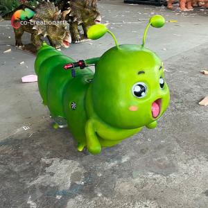 Wholesale Amusement Park Caterpillar Scooter Playground Equipment Realistic Cartoon Ride from china suppliers