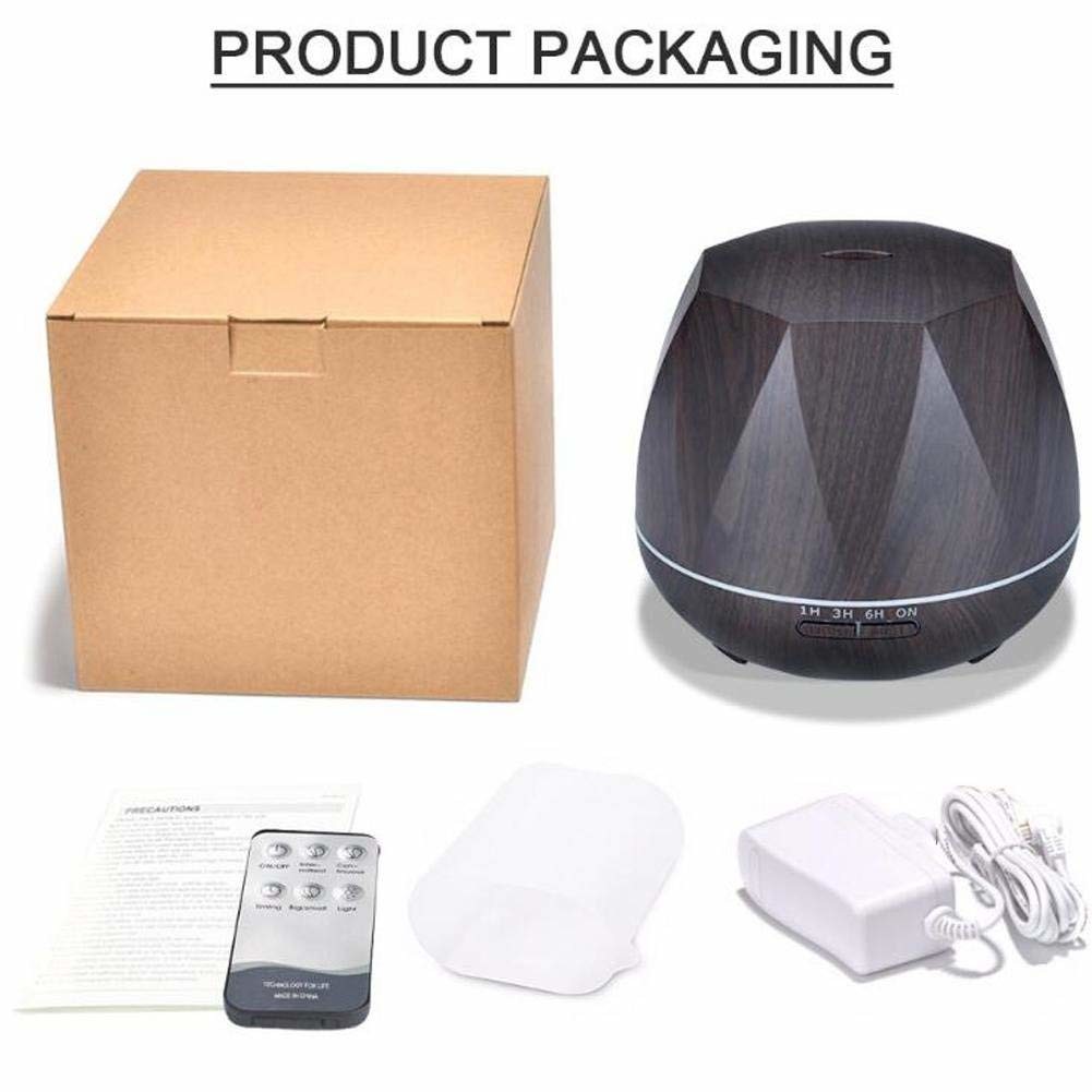 Wood Grain 14W 24V 650mA 550Ml Aroma Diffuser Humidifier