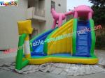 Commercial 0.55 mm PVC Tarpaulin Outdoor Inflatable Water Slides Pool For