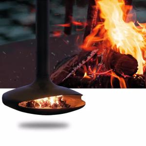 Wholesale Indoor Wall Floating Charcoal Burning Outdoor Hanging Fireplace Carbon Steel from china suppliers