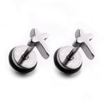 Wholesale Halloween Earrings Cool Cross Stud Earrings Piercing Jewelry Factory