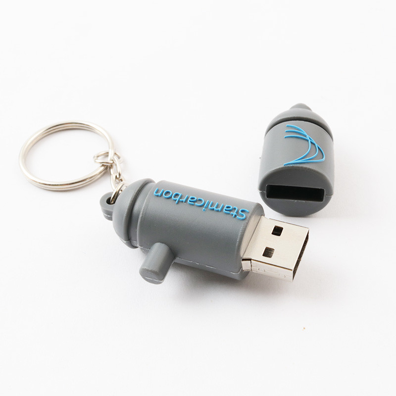 2.0 3.0 Personalised 15MB/S Soft PVC Customized Usb Drives With Keyring