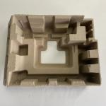 Moisture Resistant Molded Fiber Pulp Boxes Beverage Carriers Food Trays