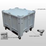 1200*1000*760mm heavy duty storage plastic pallet box for sale