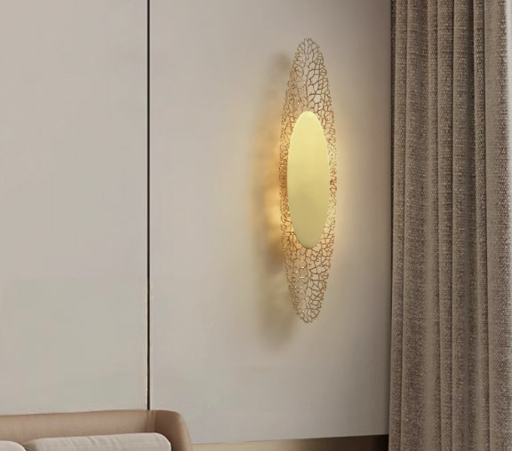 Light luxury modern art wall lamp designer personality creative bedroom bedside living room background wall decoration lamp