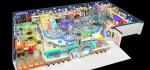 Pastel Color Plastic Kids Indoor Play Centre Equipment Custom Soft Play