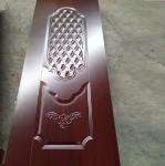 E0 Glue Wood Veneer Door Skins , Customizable Length MDF Internal Door Skins
