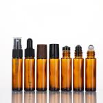 Stainless Steel Essential Oil Roller Bottles 10ml Cobalt Blue/Amber Glass Empty