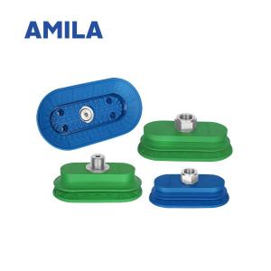 Wholesale NBR Bellows Vacuum Cups Special For Metal Plate , Oval Suction Cups MAOB from china suppliers
