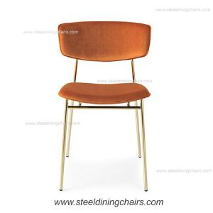 Wholesale Backrest Stainless Steel Dining Chairs from china suppliers